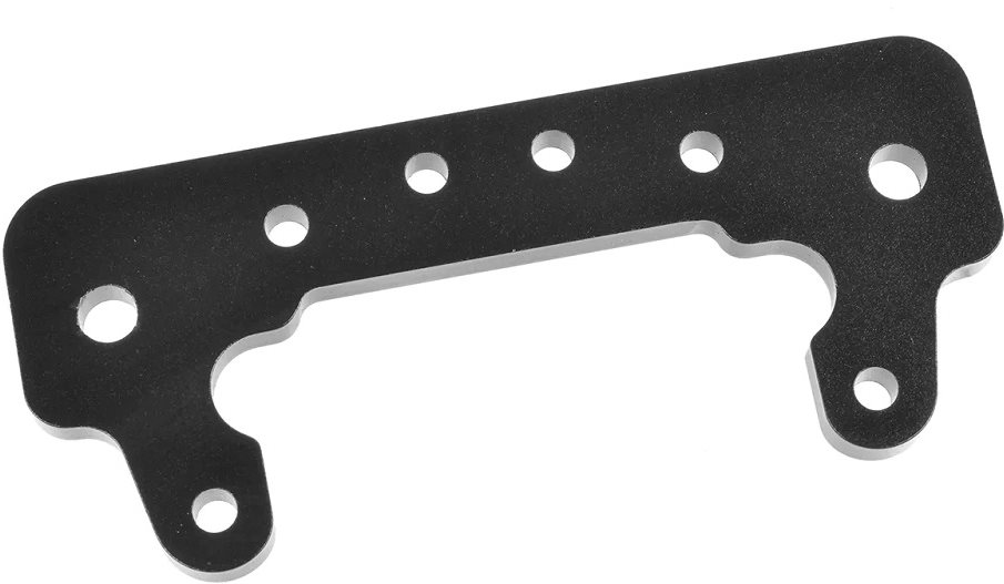 Team Corally Hinge Pin Plate, Eb, Front, Aluminum 4Mm, 1Pc