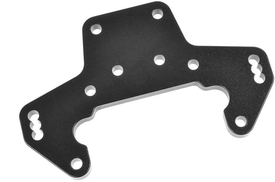 Team Corally Camber Link Plate, Eb, Front, Aluminum 4Mm, 1Pc