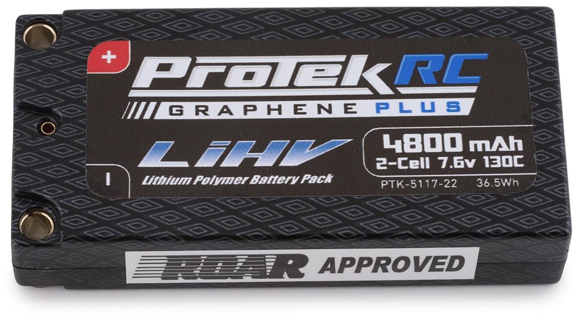 ProTek RC Protek Rc 2S 130C Low Ir Si-Graphene + Hv Lcg Shorty Lipo Batter