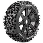 B-Pioneer 1/8 Off-Road Buggy Tires, 17Mm Hex, Mounted On Black S
