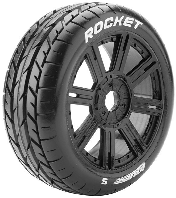 Louise RC B-Rocket 1/8 Off-Road Buggy Tires, 17Mm Hex, Mounted On Black ...