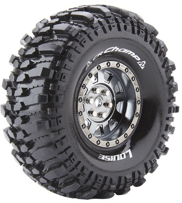 Louise Tire & Wheel CR-CHAMP 1.9 Black Chrome (2) Louise Tire & Wheel CR-CHAMP 1.9 Black Chrome (2)