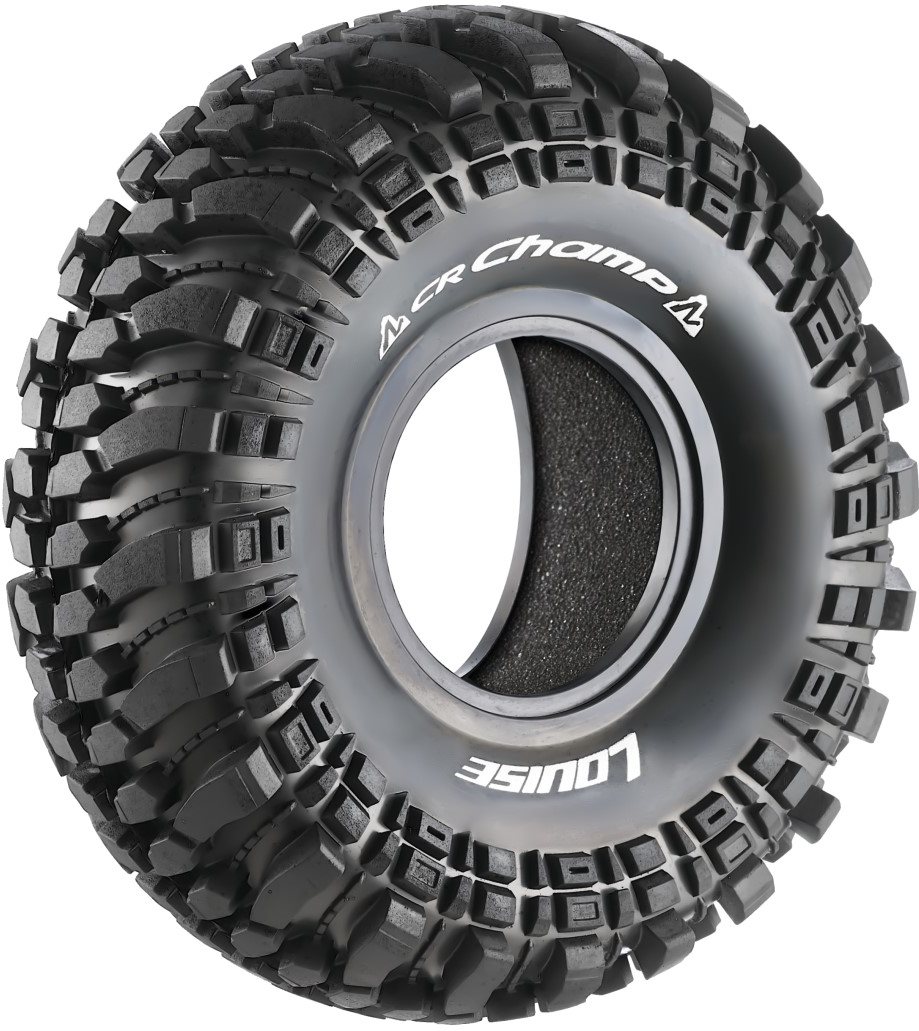 Louise RC Cr-Champ 1/10 2.2\" Crawler Tires, Super Soft, Front/Rear (2)