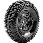 Cr-Champ 1/10 1.9" Crawler Class 1 Tires, 12Mm Hex On Black Chro