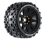 Mt-Uphill Speed 1/8 Monster Truck Tires, 0" & 1/2" Offset, 17Mm