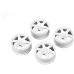 6 Spoke Wheel - White/24Mm (Et -0Mm), Fits T410 Drift & Rally