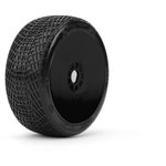 Positive 1/8 Buggy Mounted Tires Black Wheels (2) Ultra Soft