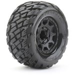 1/10 2.8 Mt Rockform Belted Tires (2) W/Removable Hex Wheels