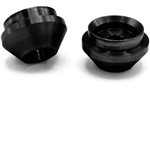 Vanquish Products Aluminum Lower Spring Cup for Incision Shocks - Black