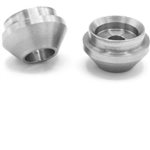 Vanquish Products Aluminum Lower Spring Cup for Incision Shocks - Clear