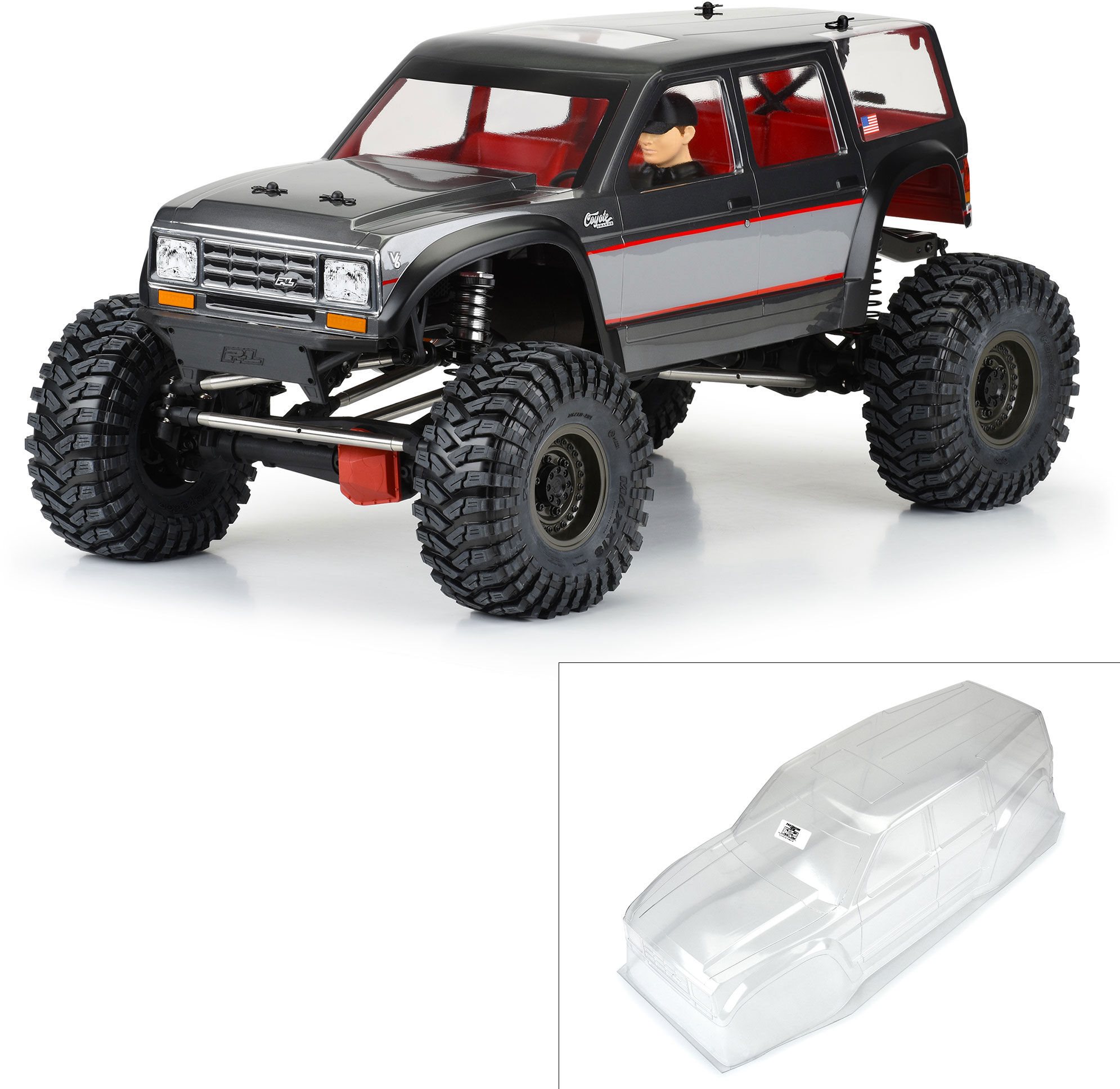 Proline 1/6 Coyote Grande Clear Body: SCX6 (Proline 364200 | PRO364200 ...