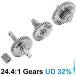 Injora Overdrive Underdrive Stainless Steel Transmission Gear Set for 1