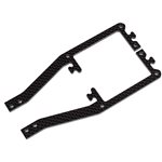 Associated SR10M Side Braces, carbon fiber