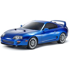 Tamiya 1/10 R/C Toyota Supra (Jza80), Metallic Blue Painted Body, (Bt-0