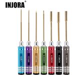 Injora 7 Colors Hex Screwdriver Nut Driver Tool Kit for 1/18 1/24 RC Cr