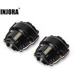 Injora Brass Front Rear Diff Covers for 1/18 Redcat Ascent18 (ASC18-07)