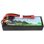 "7.4V 5000 mAh 2S 100C, LiPo, Hard Case, Deans"