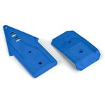 Bash Armor Front/Rear Skid Plates (Blue) for ARRMA 3S Vehicles