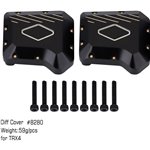 Injora Black Coating Brass Diff Cover #8280 for TRX-4