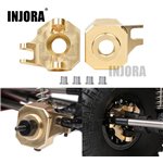 Injora 2PCS Brass AR44 Front Steering Knuckles for SCX10 II 90046
