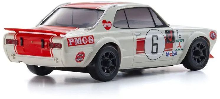 Kyosho 1972 Nissan Skyline White/Red 2000Gt-R (Kpgc10) Racing #6 (Kyosho  MZP472R | KYOMZP472R) - Vortex Hobbies