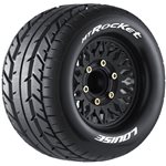 Mt-Rocket Soft, 1/10 Monster Truck Tires, 0 & 1/2 " Offset, 12,