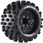 Mt-Rock Soft, 1/10 Monster Truck Tires, 0 & 1/2 " Offset, 12, 14