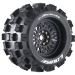 Mt-Mcross Sport 1/8 Monster Truck Tires, 0" & 1/2" Offset, 17Mm