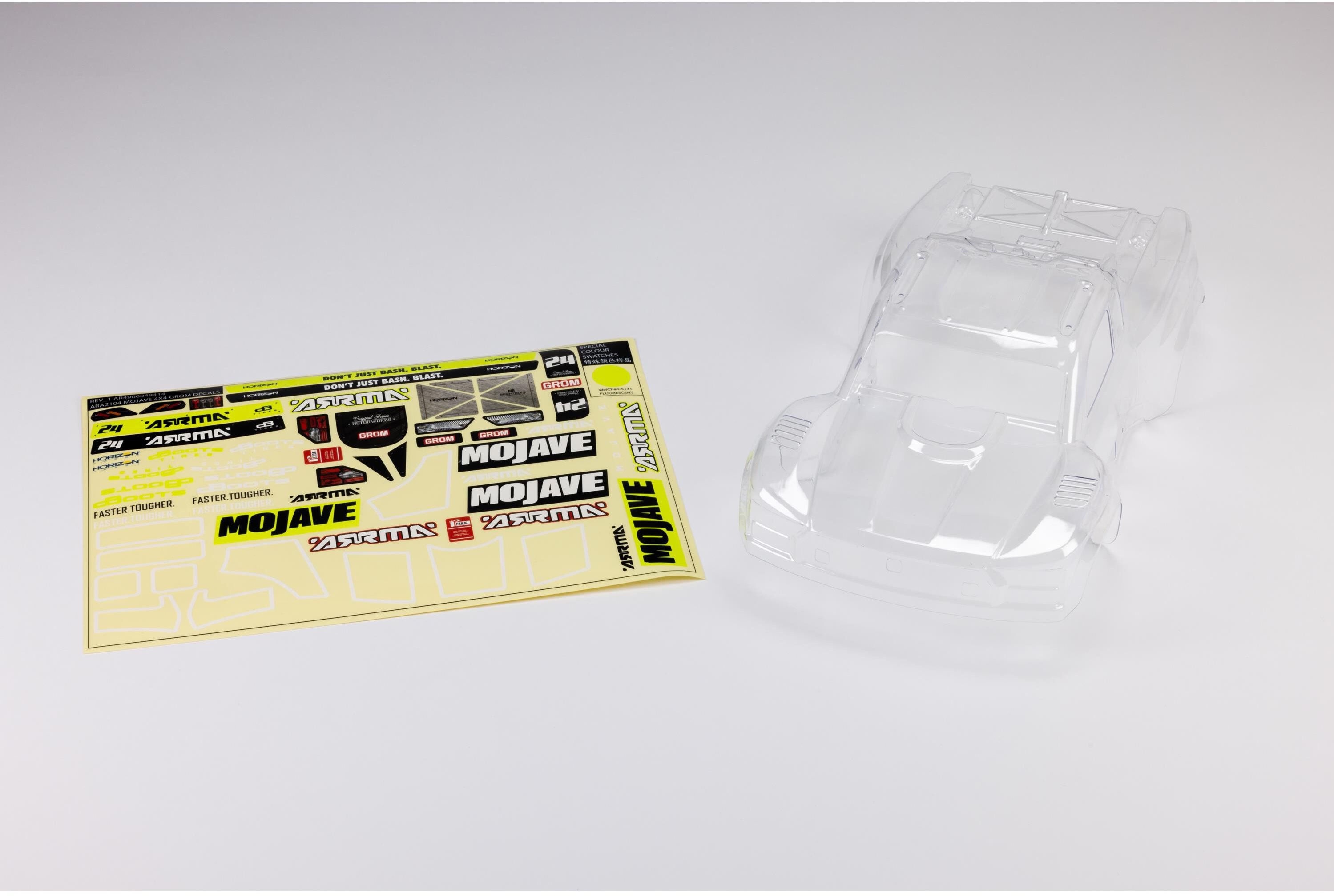 ARRMA MOJAVE GROM Body, Clear