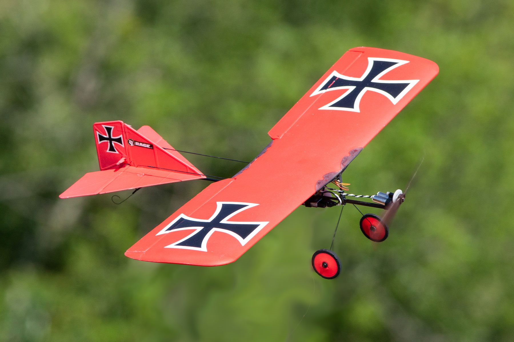 Rage RC Vintage Stick X4 Micro Rft Airplane With Pass - For S-Type Trans