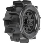 1/10 Sand Paw HP BELTED F/R 2.8" MT Tires MTD 12/14mm Black Raid