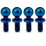 Jci, 5.5 X 6Mm Revolved Titanium Ball-Stud, Burnt Blue, 4Pc, Fit