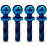 Jci, 5.5 X 12Mm Revolved Titanium Ball-Stud, Burnt Blue, 4Pc, Fi