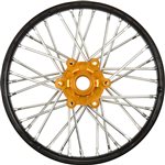 1/4 Pro-Spec Aluminum V2 Bead Front Wheel Black/Gold (1): Promot