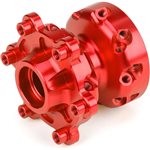 1/4 Pro-Spec Aluminum Front Hub Red: Promoto-MX