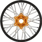1/4 Pro-Spec Aluminum V2 Bead Rear Wheel Black/Gold (1): Promoto