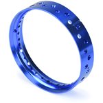 1/4 Pro-Spec Aluminum Rear Rim Blue: Promoto-MX