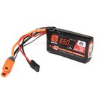 7.4V 650mAh 2S 15C Smart G2 Receiver LiPo Battery: IC3