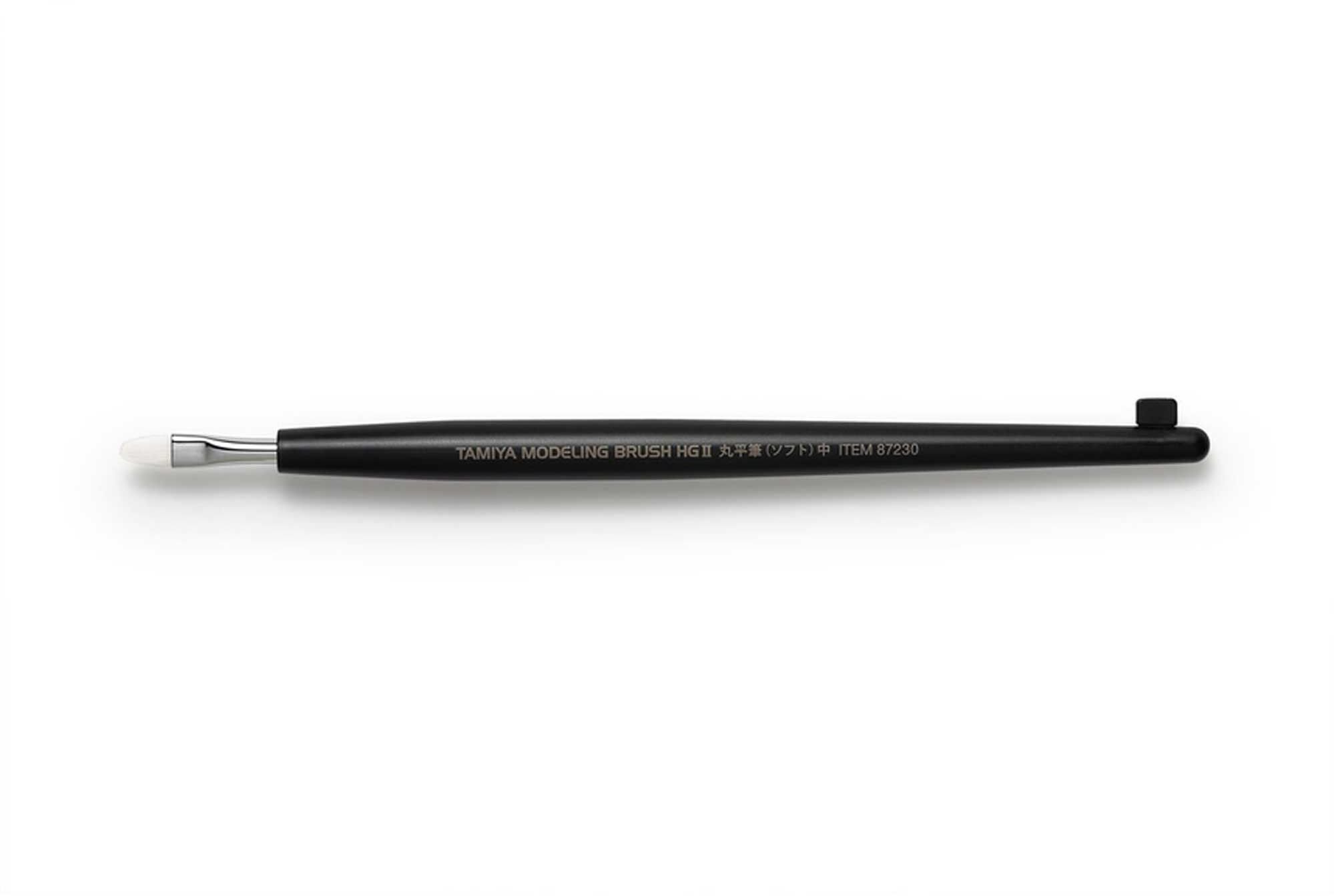Tamiya Tamiya Modeling Brush HG II Rounded Flat Brush Soft (Medium)