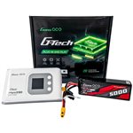 G-Tech Bundle: 5000mAh 3S 60C softpack XT60 + S100 charger