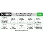 Dubro 2-56 Hardware Assortment Kit (180 pcs set)