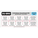 Dubro 2.0 / 2.5mm Hardware Assortment Kit (288 pcs set)