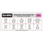 Dubro Hinges & Horns Assortment Kit (84 pcs set)