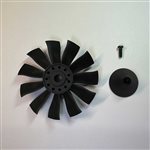 E-Flite Ducted Fan Rotor with Hub: 64mm 11 Blade EDF