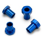Rc10b7 Aluminum Caster Hat Bushings, 4Pc, Blue, Fits Rc10b7 / Rc