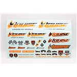 Louise Rc Sticker Sheet-Orange
