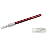 Aluminum Handle Hobby Knife With 6 #11 Blades