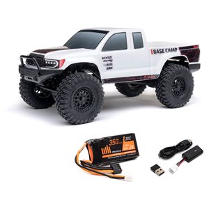 Axial 1/24 SCX24 Base Camp 4WD Rock Crawler Brushed RTR with Battery &