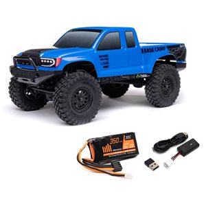 Axial 1/24 SCX24 Base Camp 4WD Rock Crawler Brushed RTR with Battery &