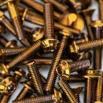 1UP Racing Pro Duty Titanium Upper Screw Set, Rc Maker Sp1f, Bronze Anodize